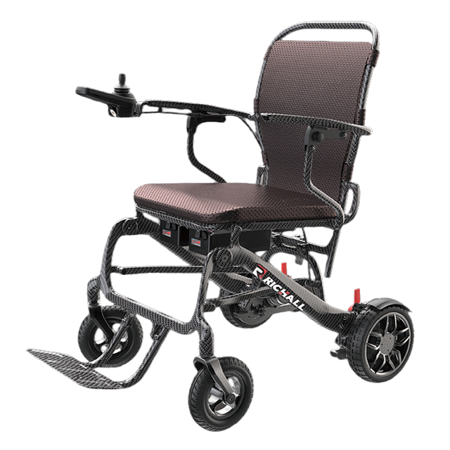 RC--W3902 كرسي متحرك كهربائي لإعادة تأهيل نسيج الكربون بالكامل 